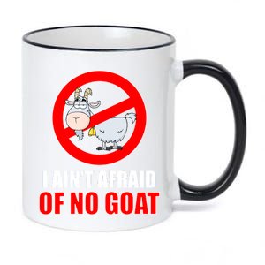 I Ain't Afraid of No Goat Chicago 11oz Black Color Changing Mug