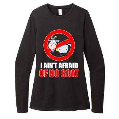 I Ain't Afraid of No Goat Chicago Womens CVC Long Sleeve Shirt