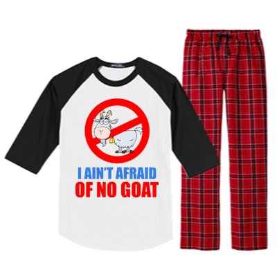 I Ain't Afraid of No Goat Chicago Raglan Sleeve Pajama Set