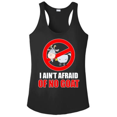 I Ain't Afraid of No Goat Chicago Ladies PosiCharge Competitor Racerback Tank