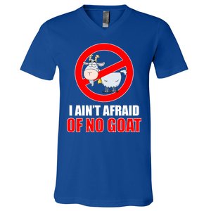 I Ain't Afraid of No Goat Chicago V-Neck T-Shirt