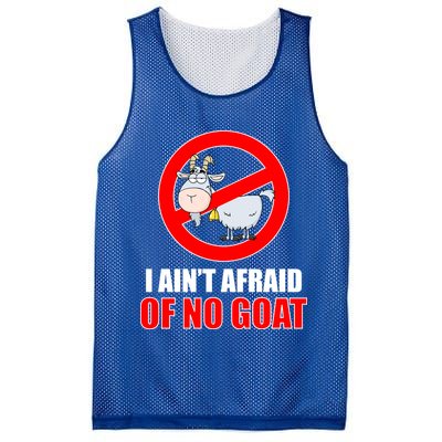 I Ain't Afraid of No Goat Chicago Mesh Reversible Basketball Jersey Tank