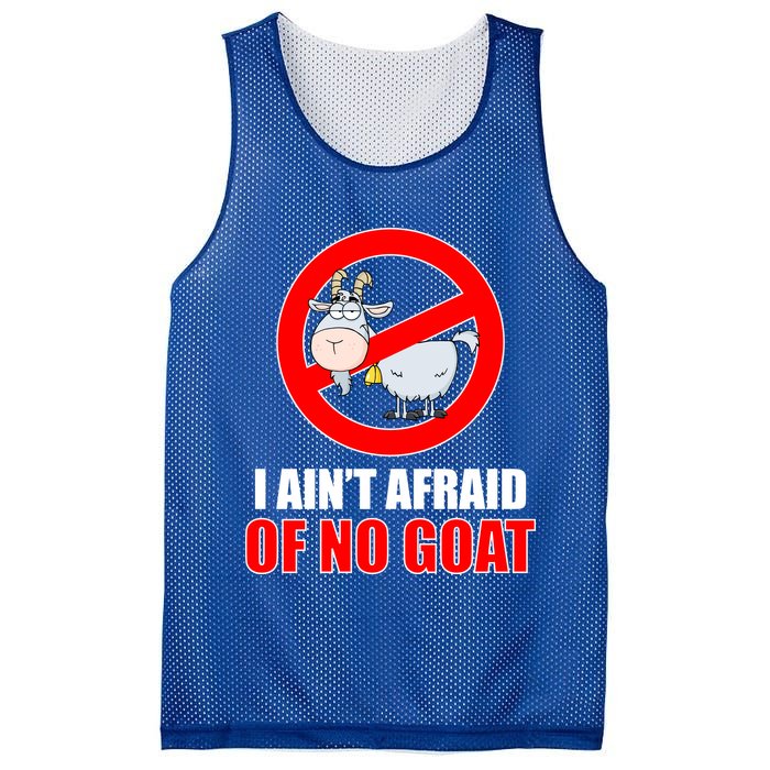 I Ain't Afraid of No Goat Chicago Mesh Reversible Basketball Jersey Tank