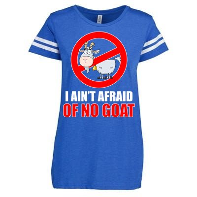 I Ain't Afraid of No Goat Chicago Enza Ladies Jersey Football T-Shirt