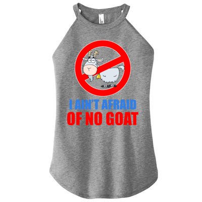 I Ain't Afraid of No Goat Chicago Women's Perfect Tri Rocker Tank