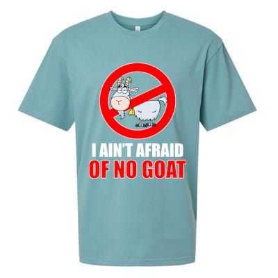 I Ain't Afraid of No Goat Chicago Sueded Cloud Jersey T-Shirt