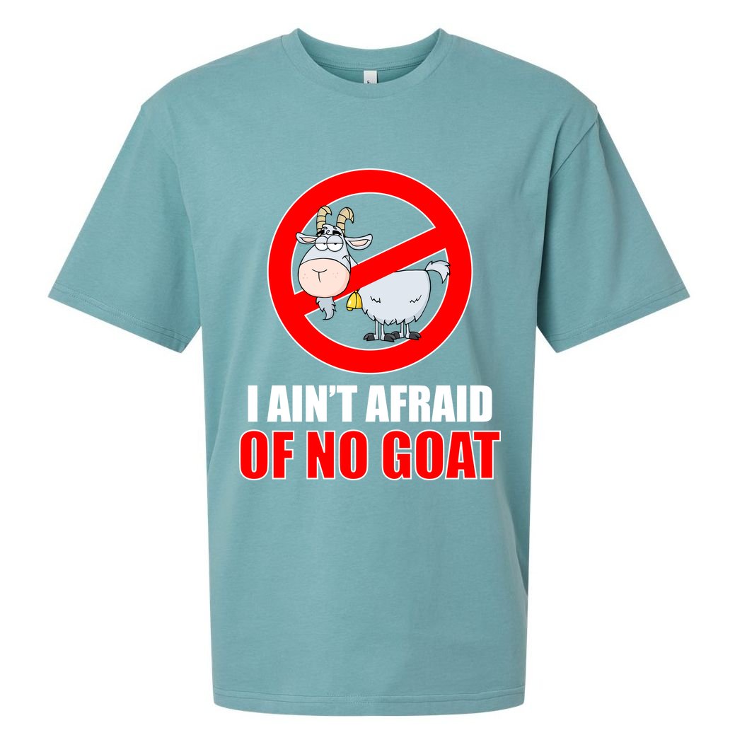 I Ain't Afraid of No Goat Chicago Sueded Cloud Jersey T-Shirt