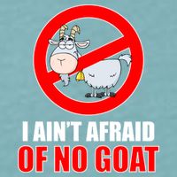 I Ain't Afraid of No Goat Chicago Sueded Cloud Jersey T-Shirt