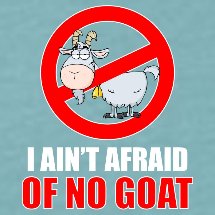 I Ain't Afraid of No Goat Chicago Sueded Cloud Jersey T-Shirt