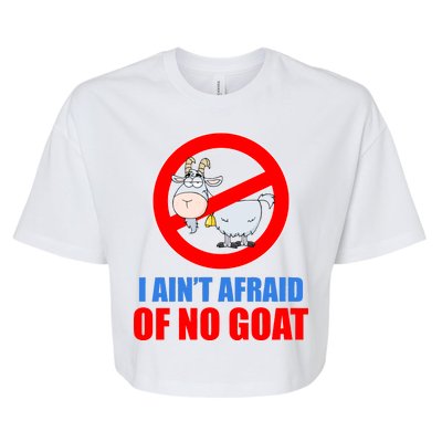 I Ain't Afraid of No Goat Chicago Bella+Canvas Jersey Crop Tee