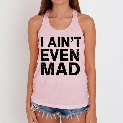 I Ain't Even Mad Women's Knotted Racerback Tank