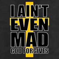 I Ain't Even Mad God Forgives Adult Drive Performance Visor