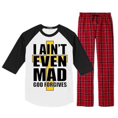 I Ain't Even Mad God Forgives Raglan Sleeve Pajama Set