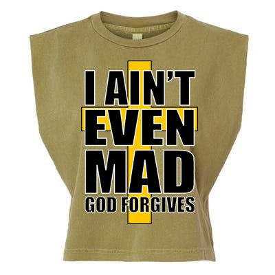 I Ain't Even Mad God Forgives Garment-Dyed Women's Muscle Tee