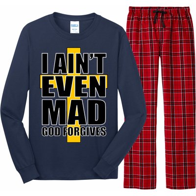 I Ain't Even Mad God Forgives Long Sleeve Pajama Set