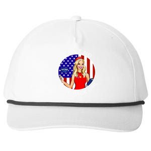 I Ain't No Circle Back Girl Kayleigh McEnany Snapback Five-Panel Rope Hat