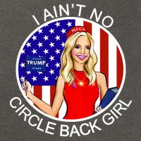 I Ain't No Circle Back Girl Kayleigh McEnany Cotton Canvas Backpack