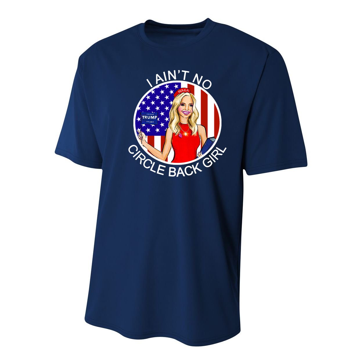 I Ain't No Circle Back Girl Kayleigh McEnany Youth Performance Sprint T-Shirt