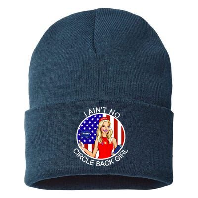 I Ain't No Circle Back Girl Kayleigh McEnany Sustainable Knit Beanie