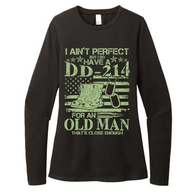 I Ain't Perfect  But I Do Have A DD-214 Womens CVC Long Sleeve Shirt