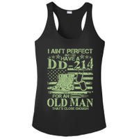 I Ain't Perfect  But I Do Have A DD-214 Ladies PosiCharge Competitor Racerback Tank