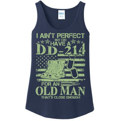 I Ain't Perfect  But I Do Have A DD-214 Ladies Essential Tank