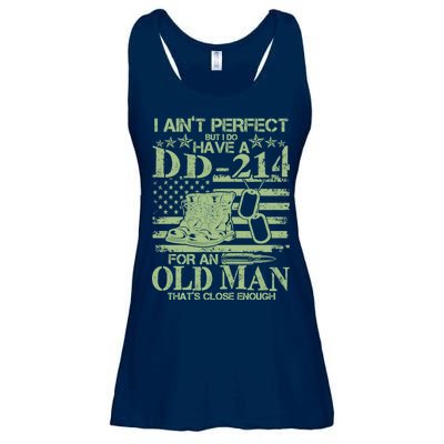 I Ain't Perfect  But I Do Have A DD-214 Ladies Essential Flowy Tank