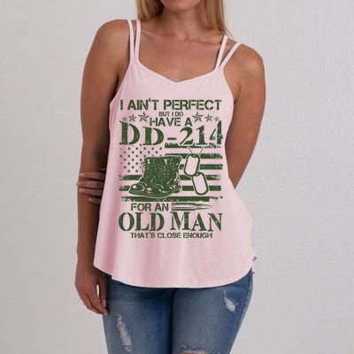 I Ain't Perfect  But I Do Have A DD-214 Women's Strappy Tank