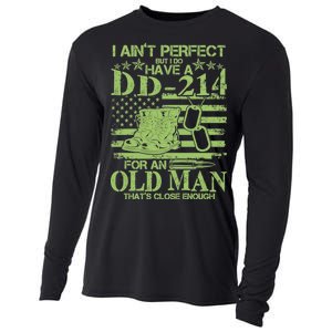 I Ain't Perfect But I Do Have A DD-214 Old Man Cooling Performance Long Sleeve Crew