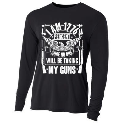 I Am 1776 Percent Sure No One Will Be Taking My Guns Cooling Performance Long Sleeve Crew