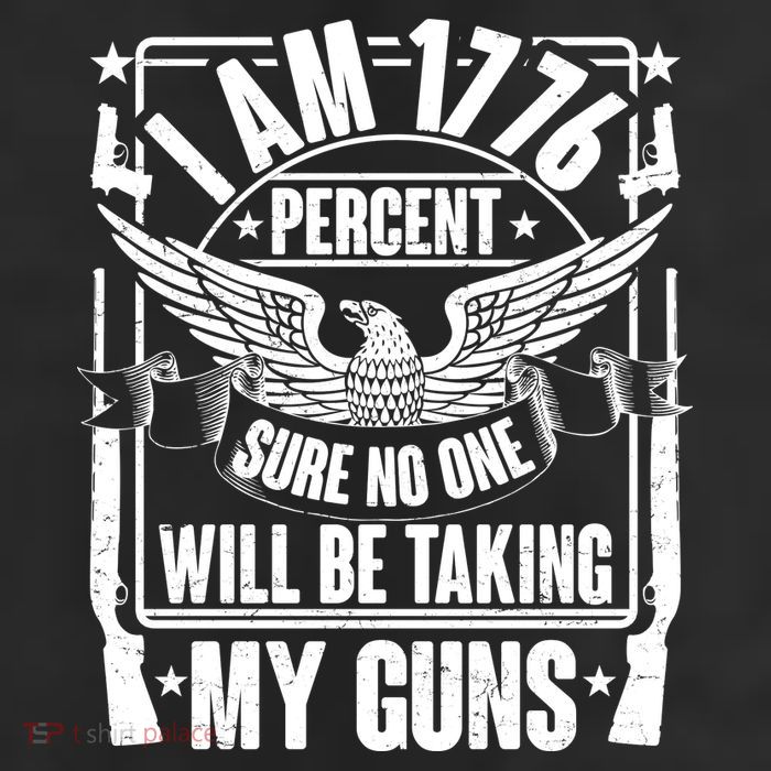 I Am 1776 Percent Sure No One Will Be Taking My Guns 25L Jumbo Tote