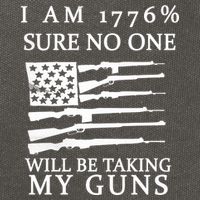 I Am 1776 Sure No One Is Taking My Guns Cotton Canvas Backpack