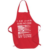 I Am 1776 Sure No One Is Taking My Guns Apron