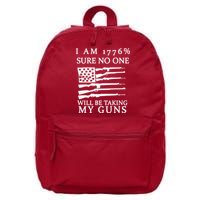 I Am 1776 Sure No One Is Taking My Guns 16 in Basic Backpack