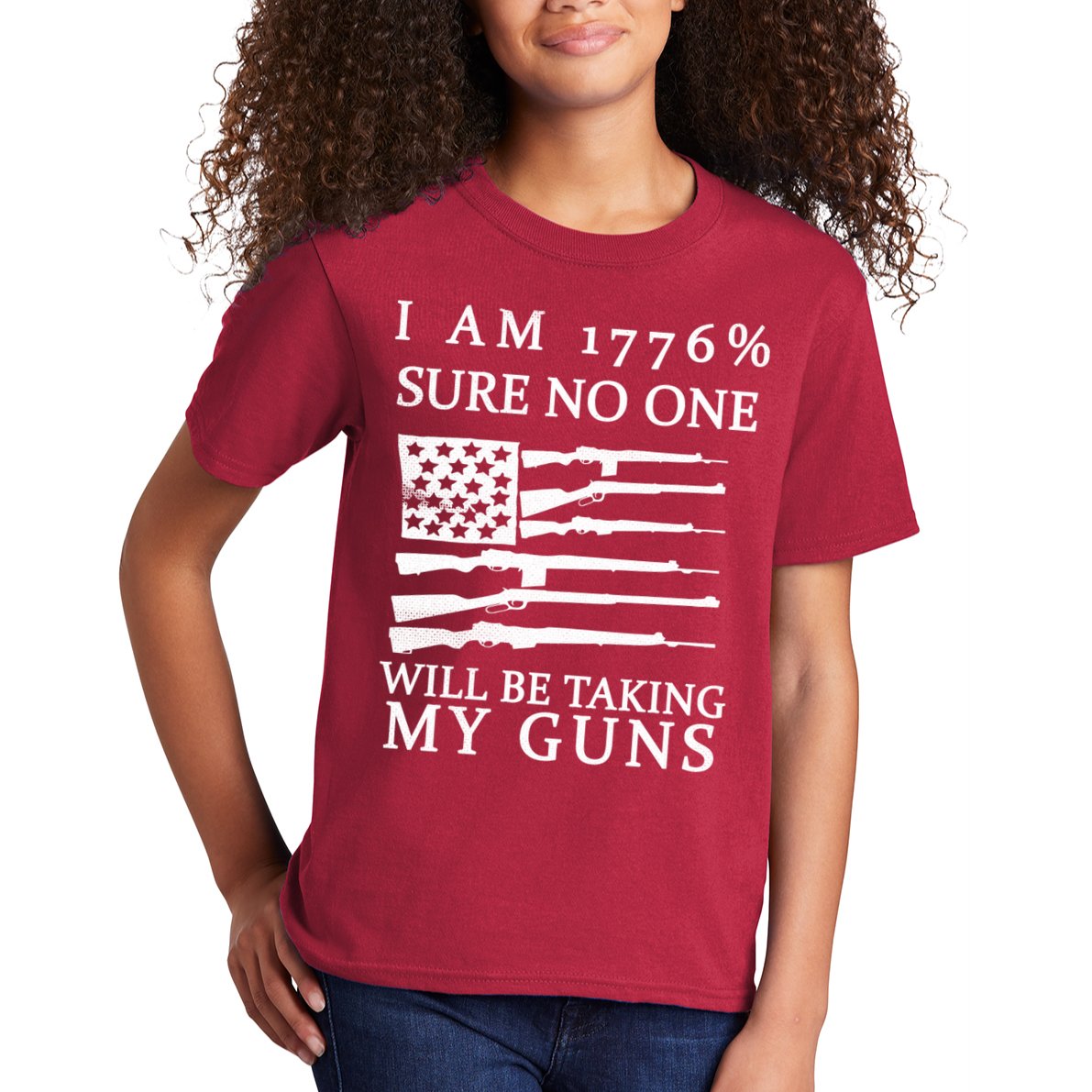 I Am 1776 Sure No One Is Taking My Guns Kids T-Shirt