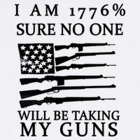 I Am 1776 Sure No One Is Taking My Guns Garment-Dyed Sweatshirt