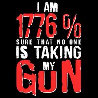 I Am 1776 Sure That No One Is Taking My Gun Stripe Pom Pom Beanie
