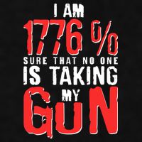 I Am 1776 Sure That No One Is Taking My Gun Ladies PosiCharge Tri-Blend Wicking Tank