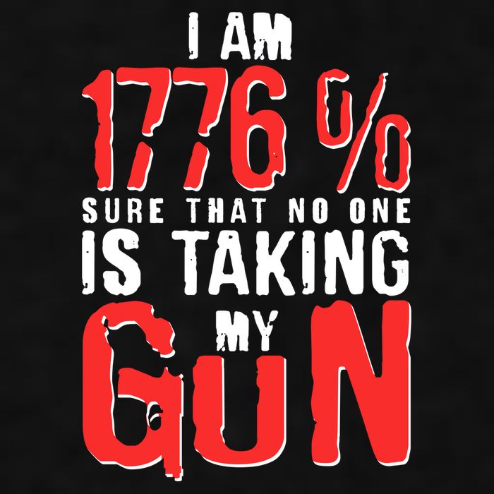 I Am 1776 Sure That No One Is Taking My Gun Ladies PosiCharge Tri-Blend Wicking Tank