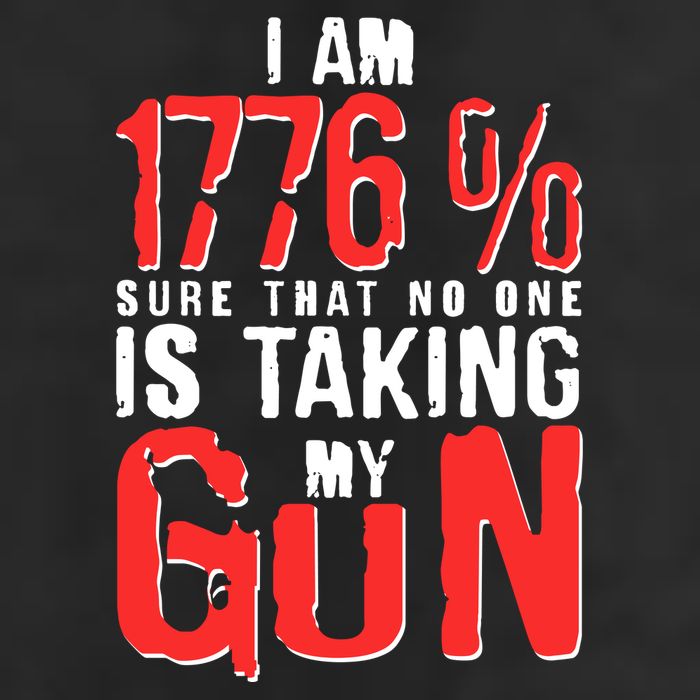 I Am 1776 Sure That No One Is Taking My Gun Garment-Dyed Fleece Hoodie