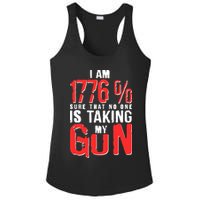 I Am 1776 Sure That No One Is Taking My Gun Ladies PosiCharge Competitor Racerback Tank