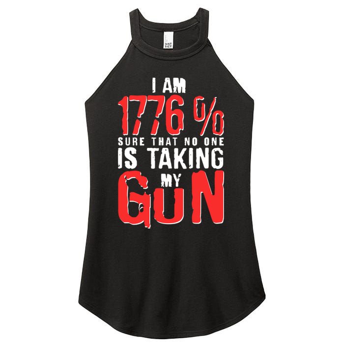 I Am 1776 Sure That No One Is Taking My Gun Women's Perfect Tri Rocker Tank