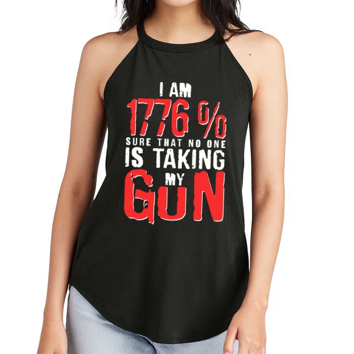 I Am 1776 Sure That No One Is Taking My Gun Women's Perfect Tri Rocker Tank