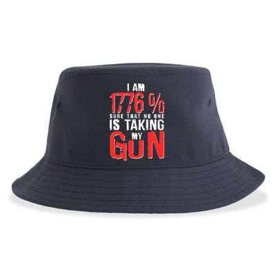 I Am 1776 Sure That No One Is Taking My Gun Sustainable Bucket Hat