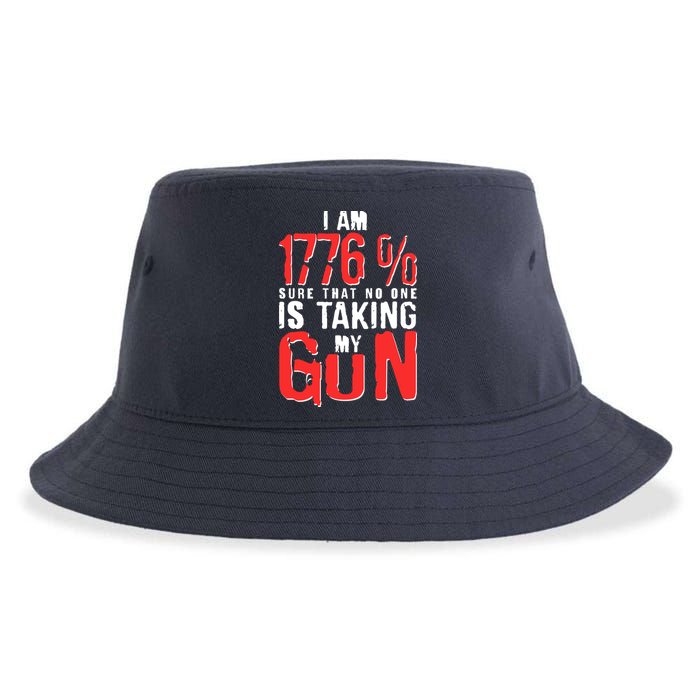 I Am 1776 Sure That No One Is Taking My Gun Sustainable Bucket Hat