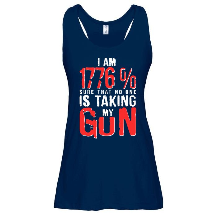 I Am 1776 Sure That No One Is Taking My Gun Ladies Essential Flowy Tank