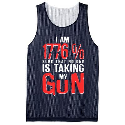 I Am 1776 Sure That No One Is Taking My Gun Mesh Reversible Basketball Jersey Tank