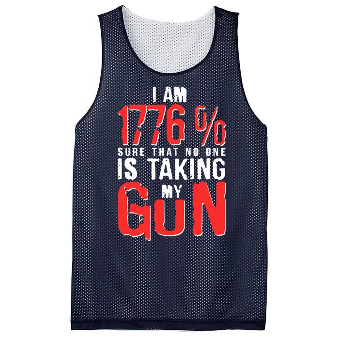 I Am 1776 Sure That No One Is Taking My Gun Mesh Reversible Basketball Jersey Tank