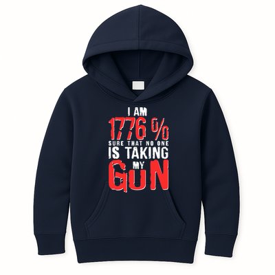 I Am 1776 Sure That No One Is Taking My Gun Kids Hoodie