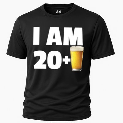 I Am 20 Plus Beer 21st Birthday Performance Shirt